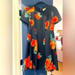 ANTHROPOLOGIE dress by McGinn. Absolutely stunning print and beautifully made.